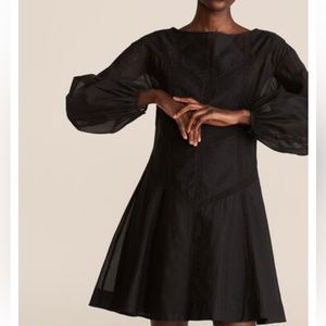 NWT! Rebecca Taylor Long Sleeve Organza Dress
